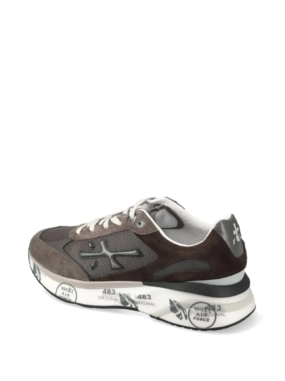 Premiata Moerun ロゴプリント スニーカー - ブラウン - 画像3