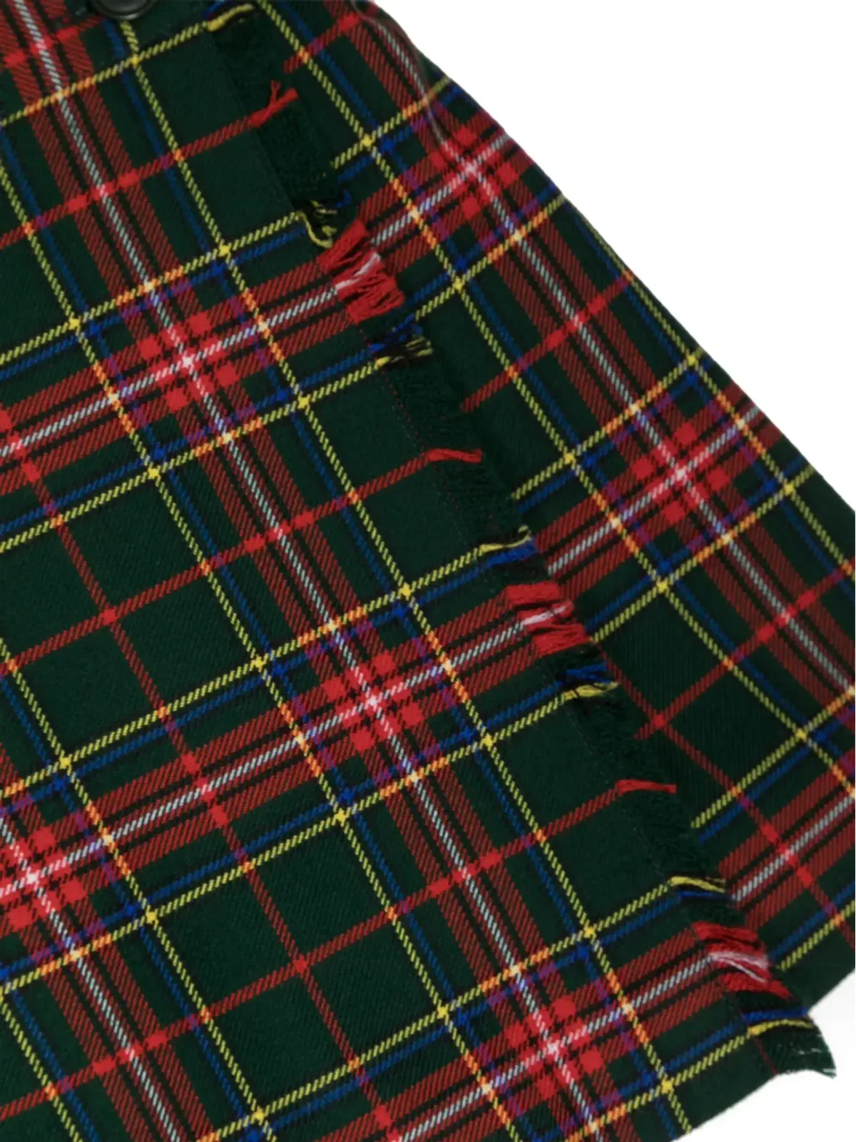 Siola クロッカス柄チェックショーツ グリーン - 画像3