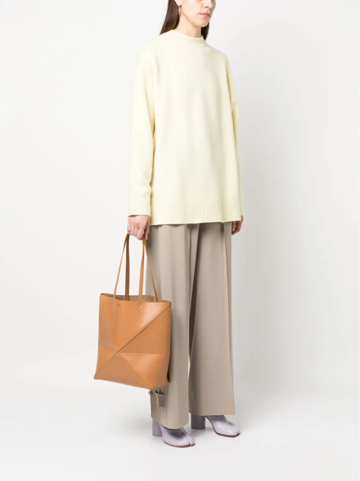 LOEWE Puzzle Fold トートバッグ - ブラウン - 画像2