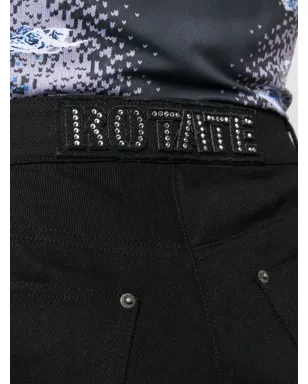 ROTATE BIRGER CHRISTENSEN ロゴエンブリッシュ ストレートジーンズ - サムネイル5
