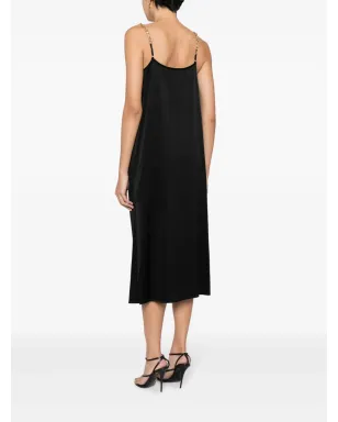 Michael Kors チェーンリンク・クレープ・ミディドレス - サムネイル4