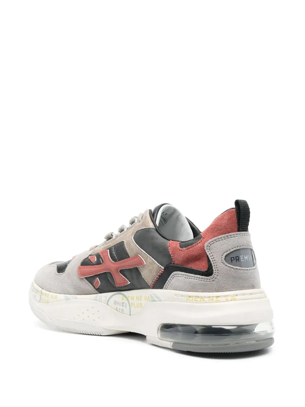 Premiata Drake パネルドスニーカー - 画像3