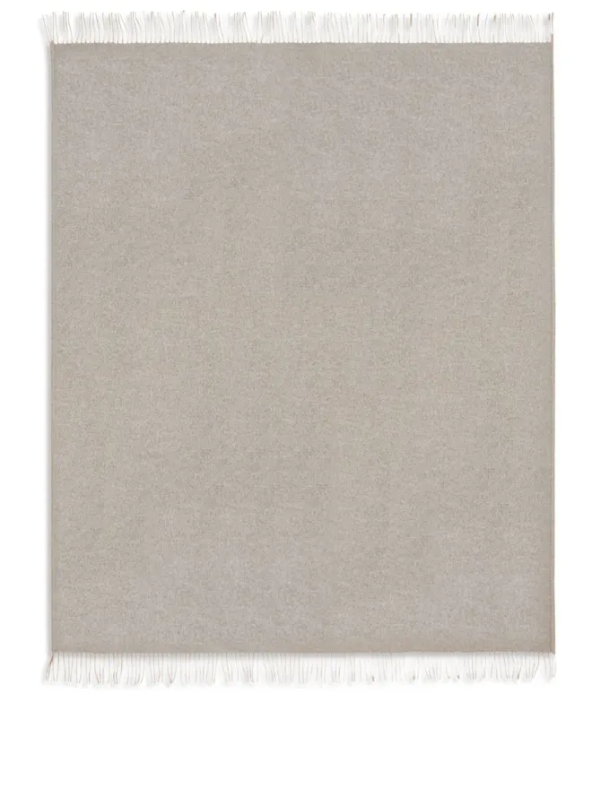 alonpi cashmere alonpi cashmere メルローズ フリンジディテール ブランケットの商品画像