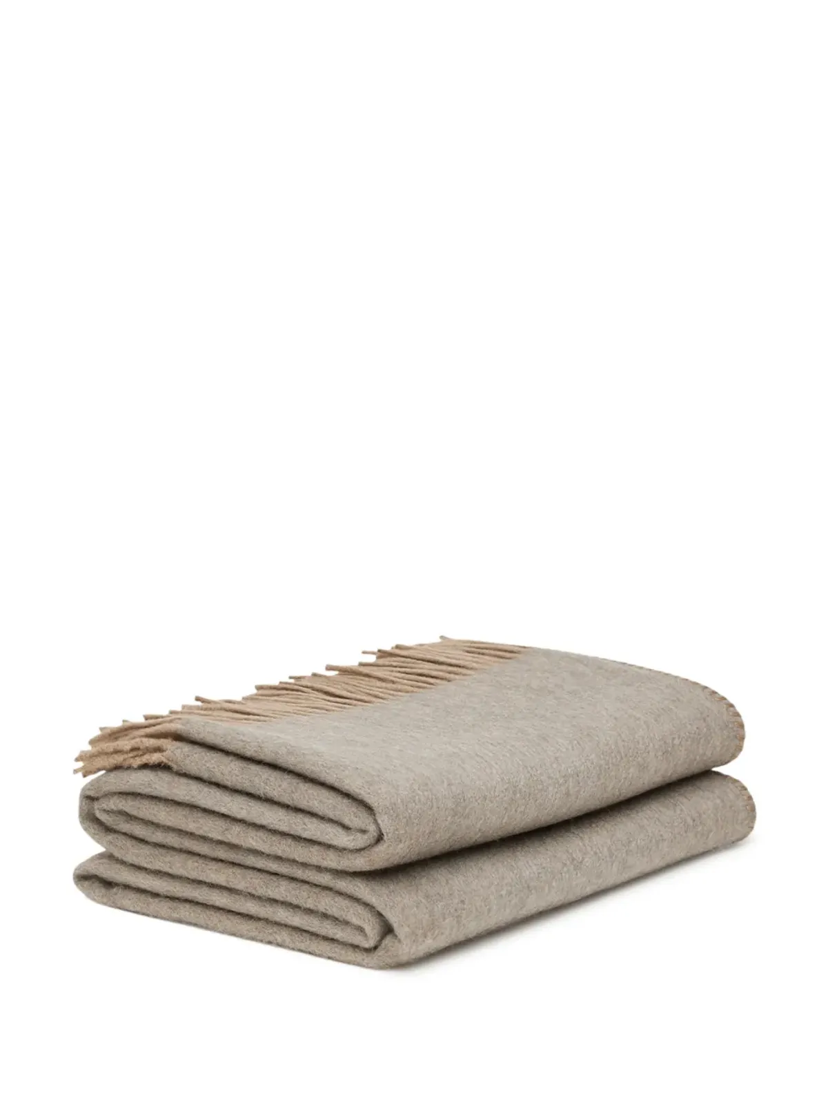 alonpi cashmere メルローズ フリンジディテール ブランケット - 画像2
