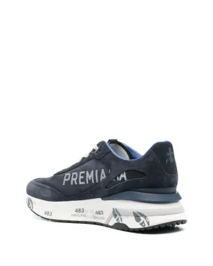 Premiata Moe Run パネルドスニーカー ブルー - サムネイル3