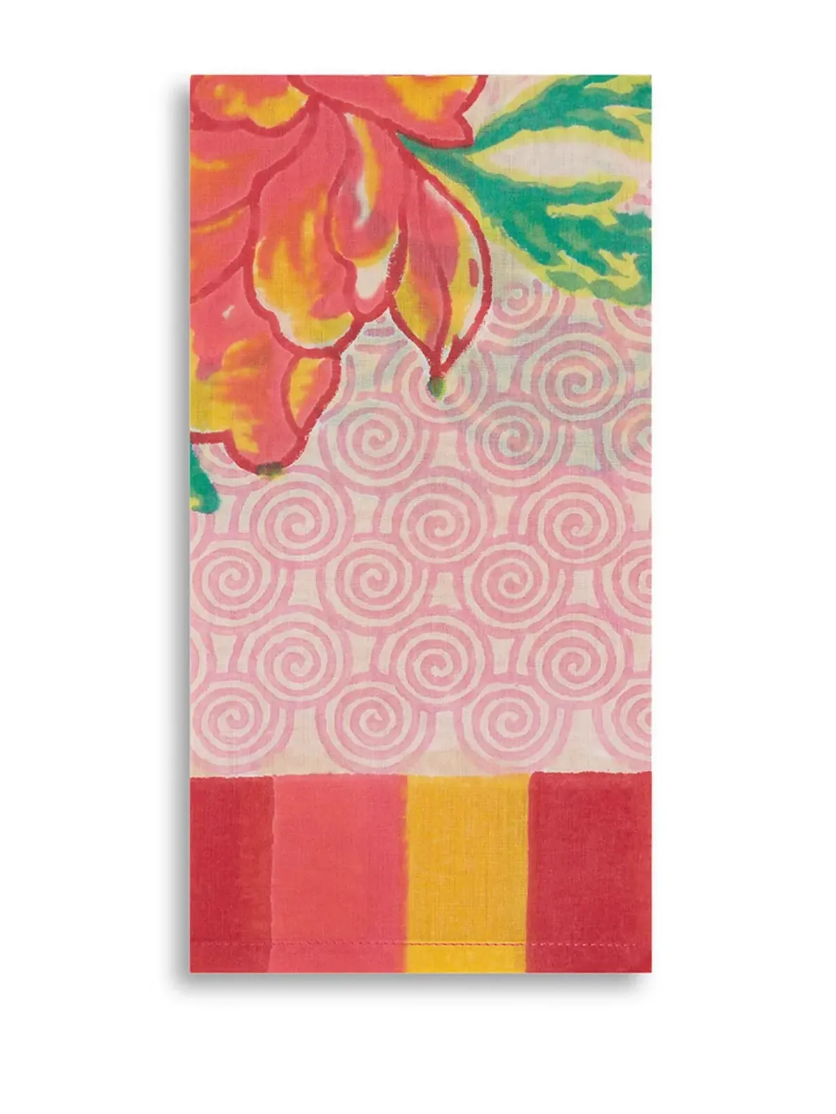 Lisa Corti Camelia floral-print napkins (set of four) - Pink - 画像2