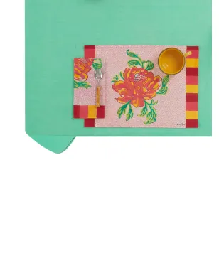 Lisa Corti Camelia floral-print napkins (set of four) - Pink - サムネイル3
