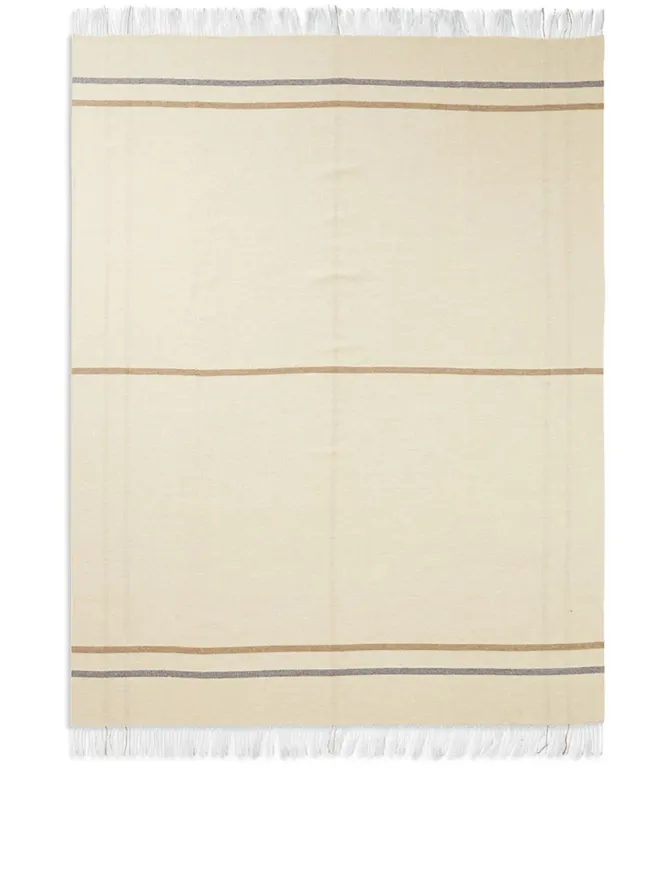 alonpi cashmere alonpi cashmere バウヴァン フリンジディテールのスローの商品画像