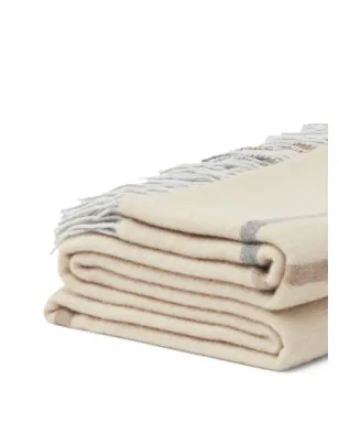 alonpi cashmere バウヴァン フリンジディテールのスロー - サムネイル4