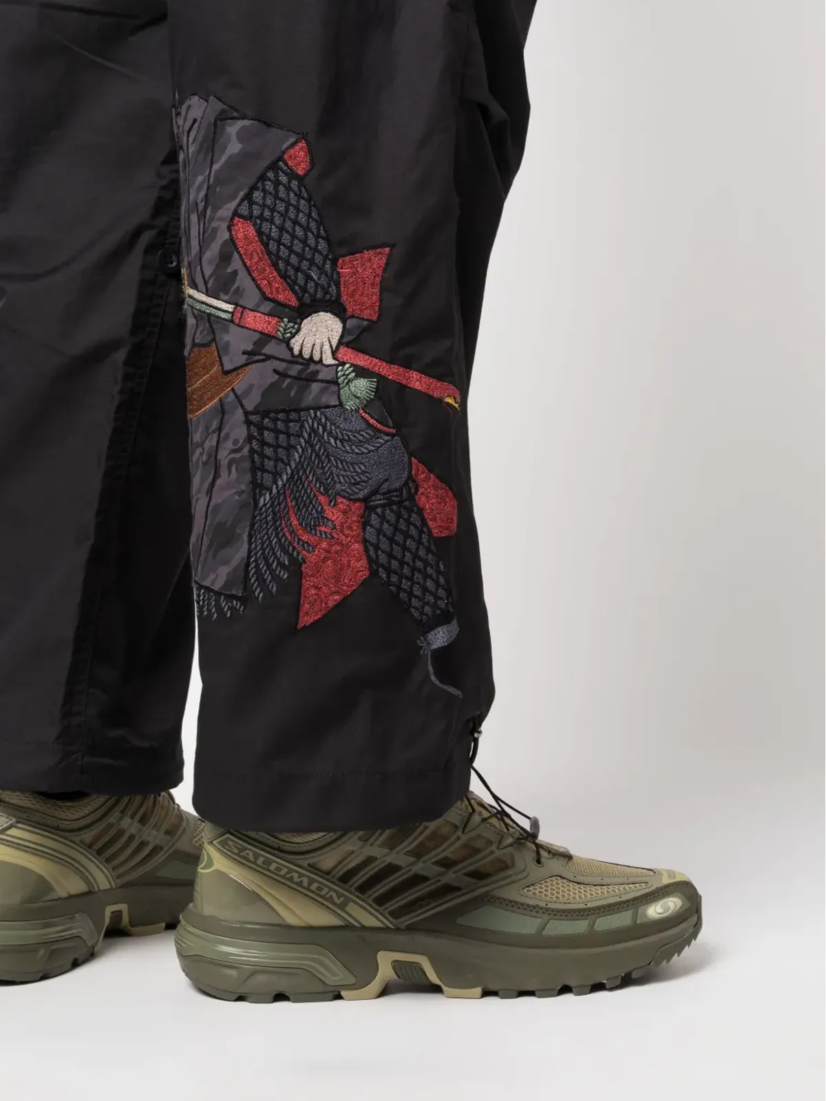 Maharishi Ninjutsu loose-cut trousers - Black - 画像5