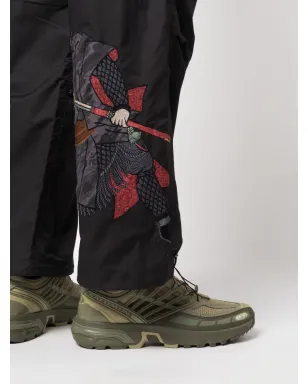Maharishi Ninjutsu loose-cut trousers - Black - サムネイル5