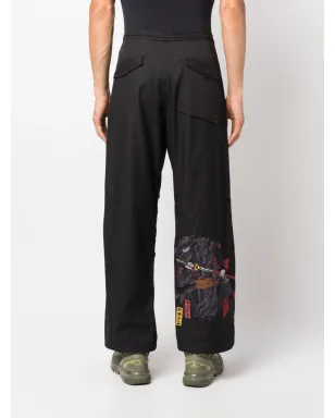 Maharishi Ninjutsu loose-cut trousers - Black - サムネイル4