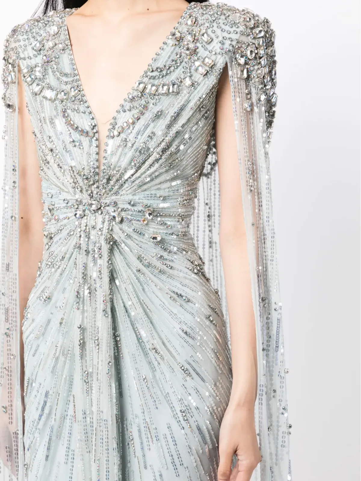 Jenny Packham Lotus Lady スパンコール装飾ガウン - 画像5