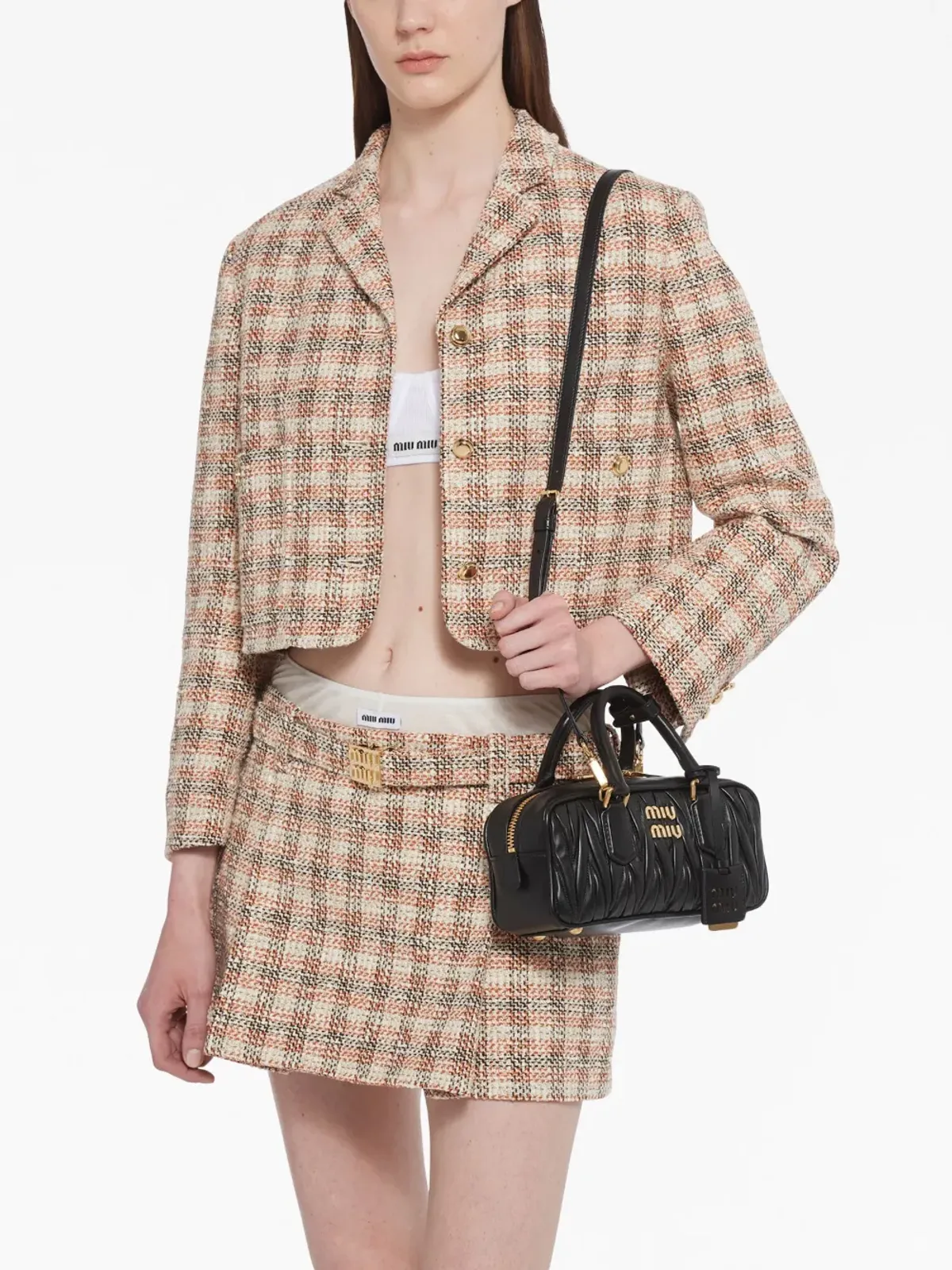 Miu Miu Arcadie マテラッセ レザーバッグ - 画像3