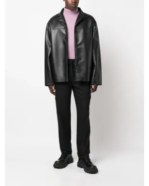 Versace Jeans Couture ブラックのドローストリング付きストライプパンツ - サムネイル2