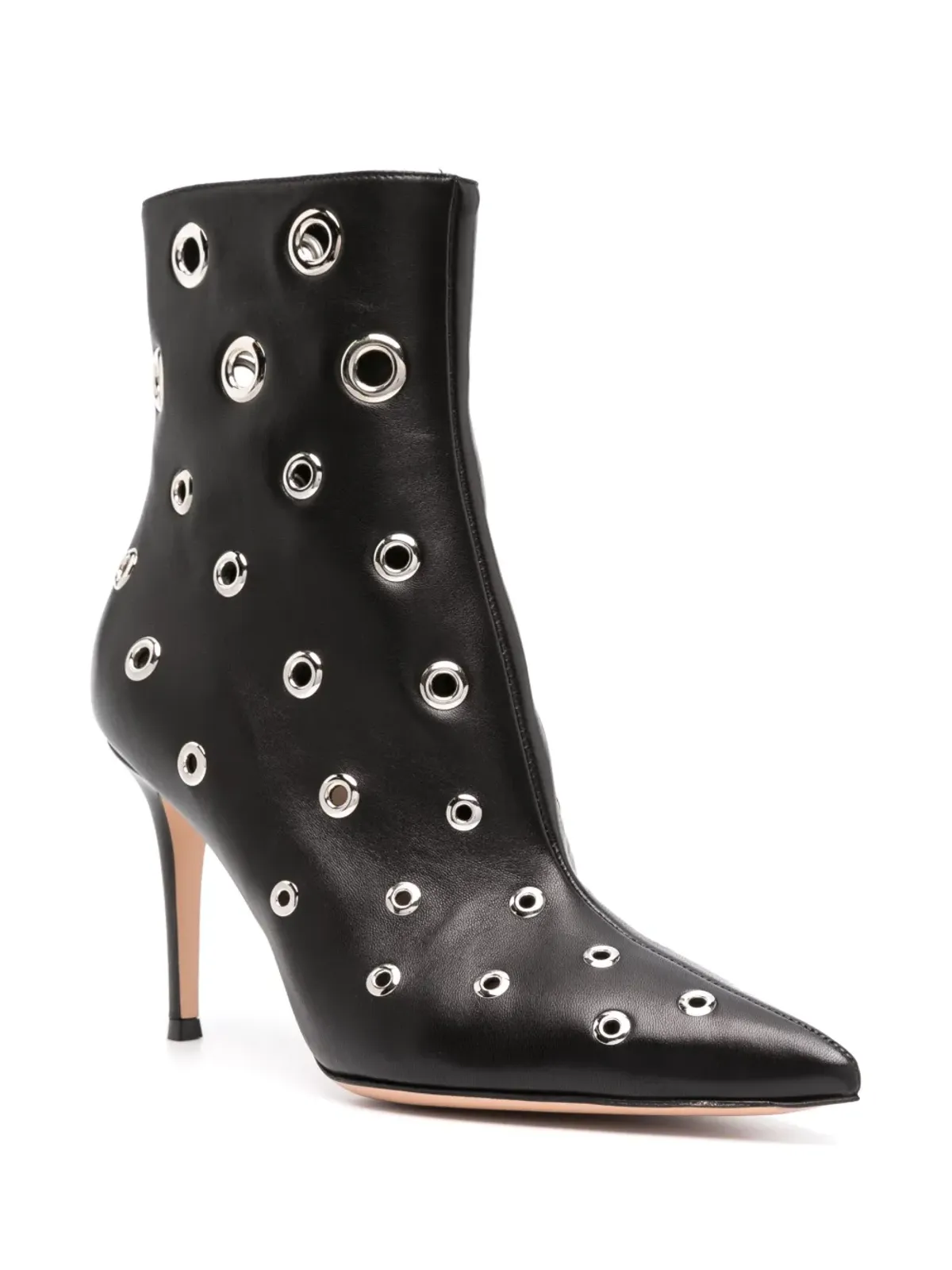 Gianvito Rossi アイレット装飾アンクルブーツ - 画像2