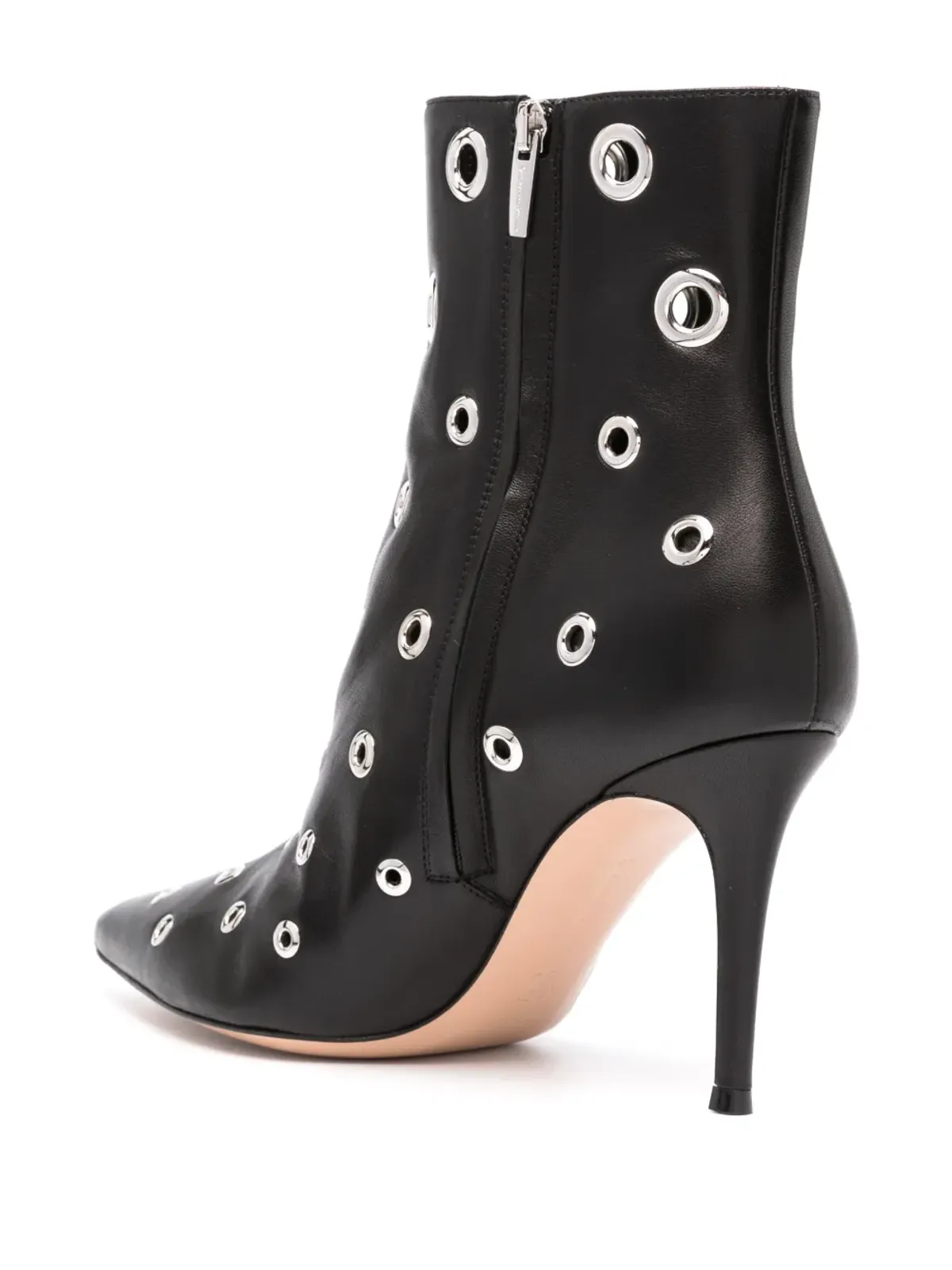 Gianvito Rossi アイレット装飾アンクルブーツ - 画像3