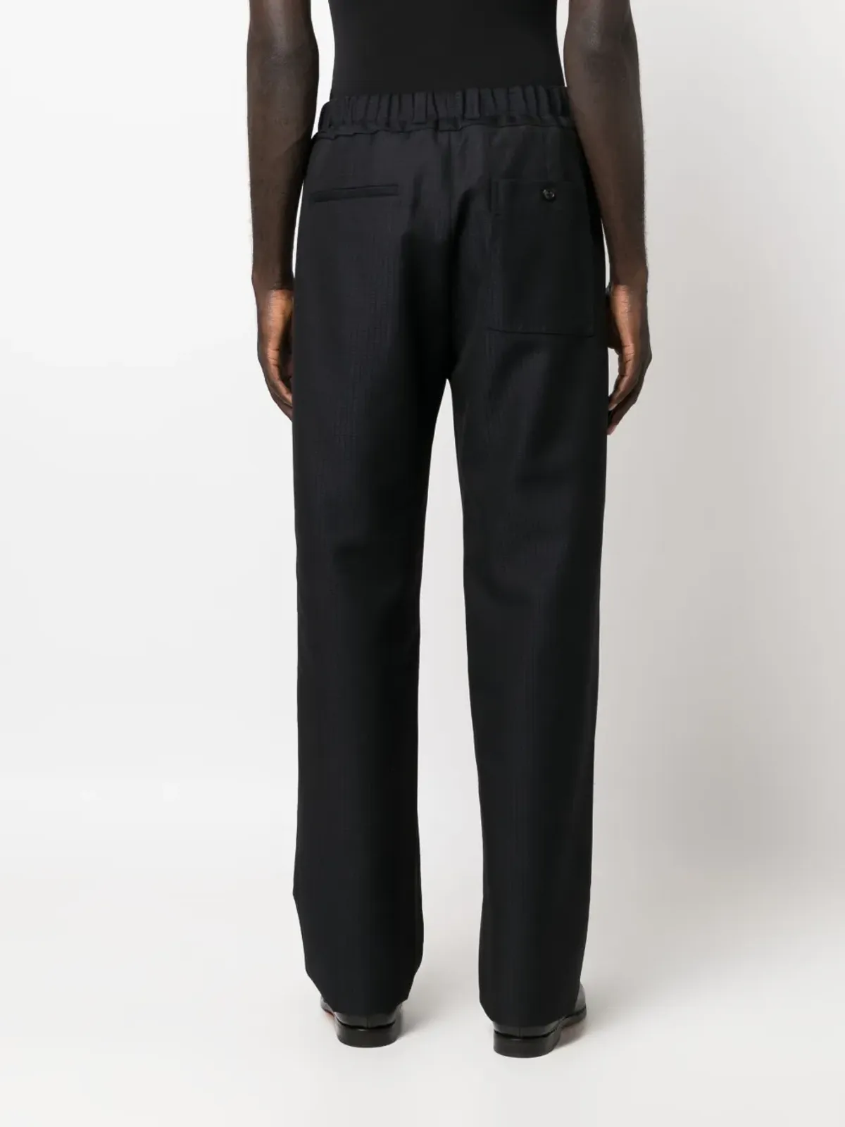 Lanvin モノグラム コットン ストレートパンツ - 画像4