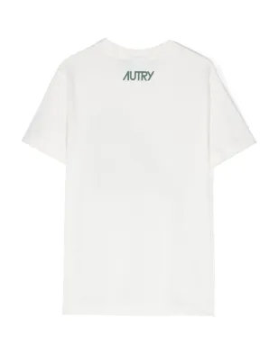 Autry Kids ロゴプリント コットンTシャツ - サムネイル2