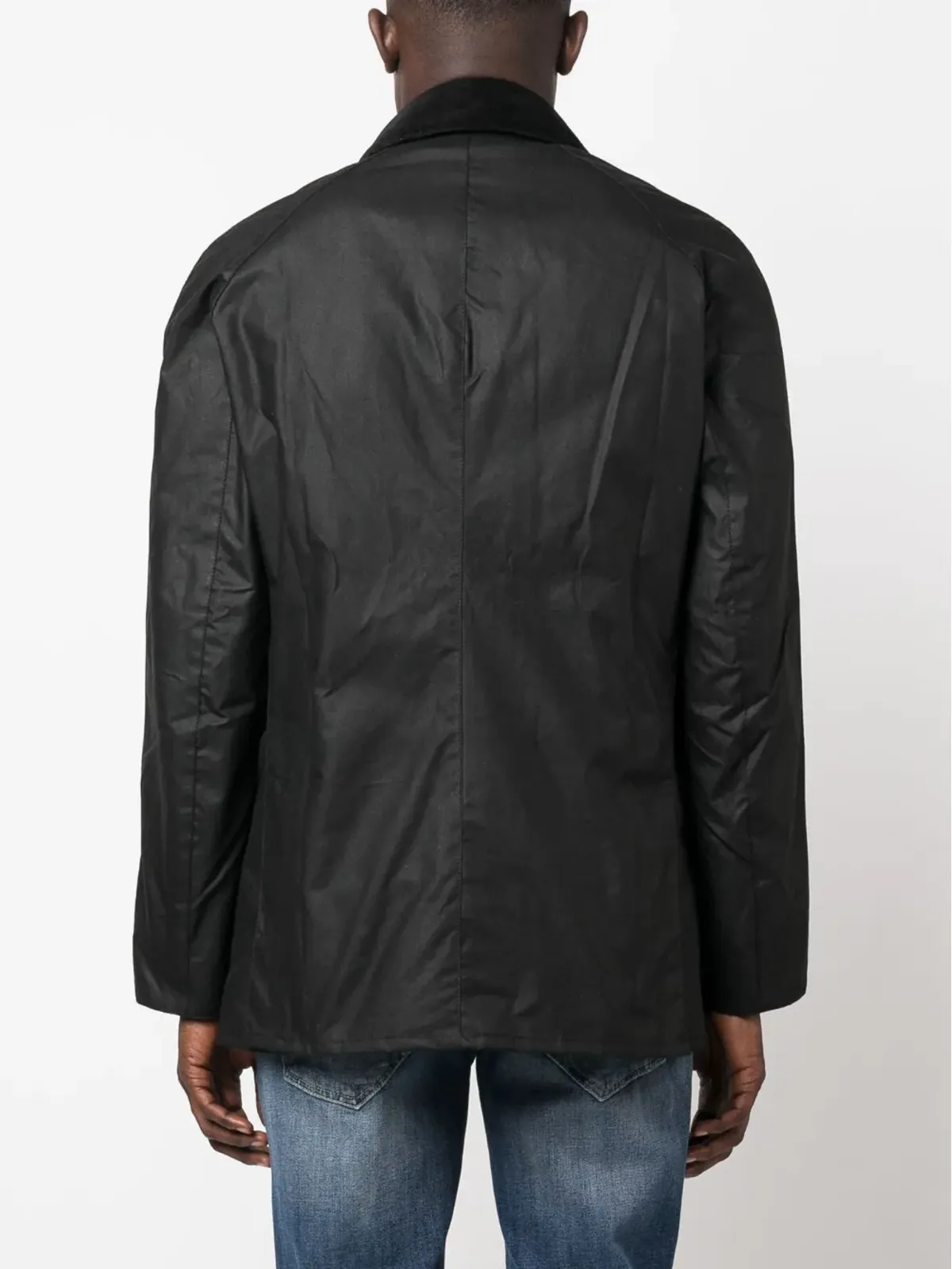 Barbour 襟付きワックスジャケット - 画像4