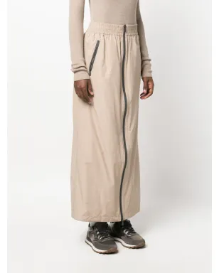 Brunello Cucinelli ツーウェイジップアップ マキシスカート - サムネイル3