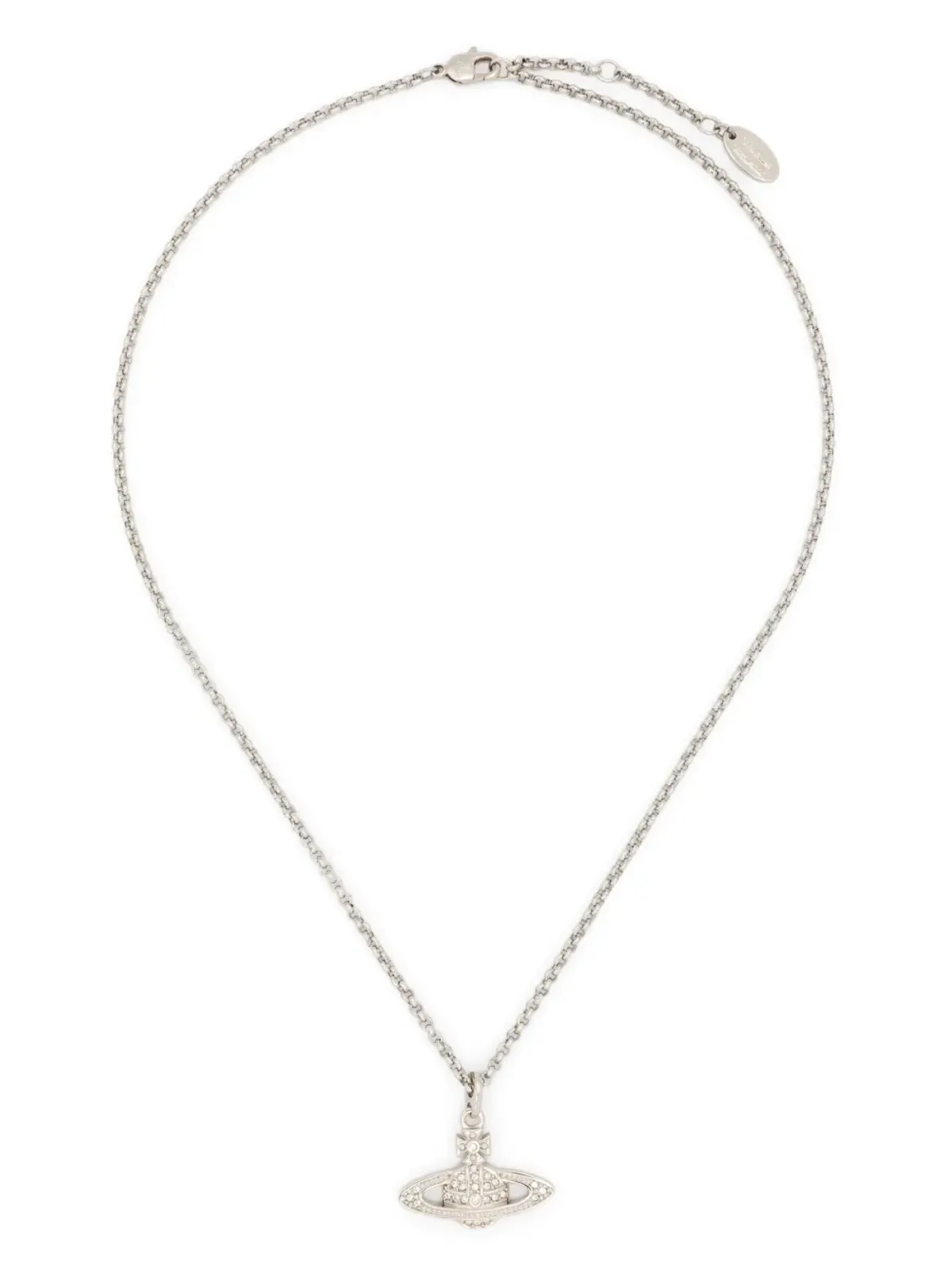 Vivienne Westwood ミニ Bas Relief ペンダントネックレス（シルバー） - 画像3