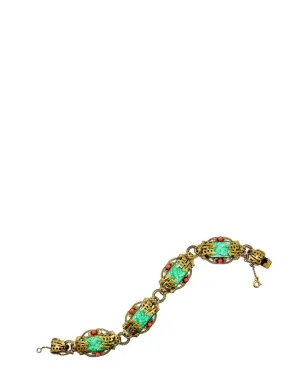 Jennifer Gibson Jewellery アンティーク ネイガー・ブラザーズ チノザーリエ ドラゴン ブレスレット 1920年代 - Gold - サムネイル3
