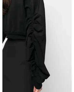 ALESSANDRO VIGILANTE カットアウト・クロップド・ボンバージャケット - サムネイル5