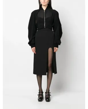 ALESSANDRO VIGILANTE カットアウト・クロップド・ボンバージャケット - サムネイル2