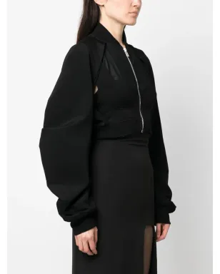 ALESSANDRO VIGILANTE カットアウト・クロップド・ボンバージャケット - サムネイル3