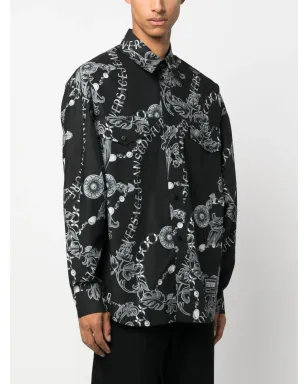 Versace Jeans Couture チェーン クチュール プリント コットン シャツ - サムネイル3