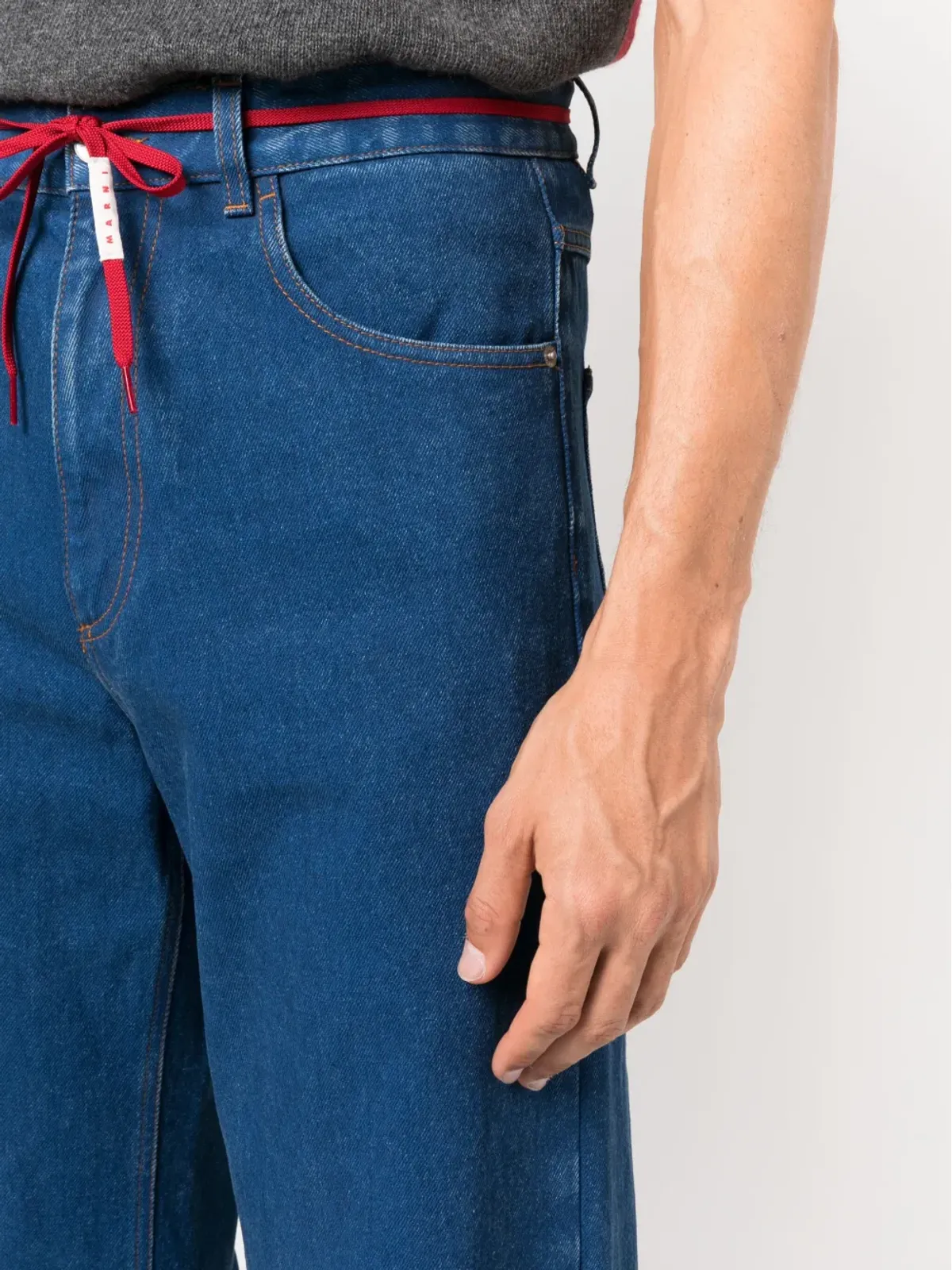 Marni ミッドライズ・ワイドレッグ ジーンズ - 画像5