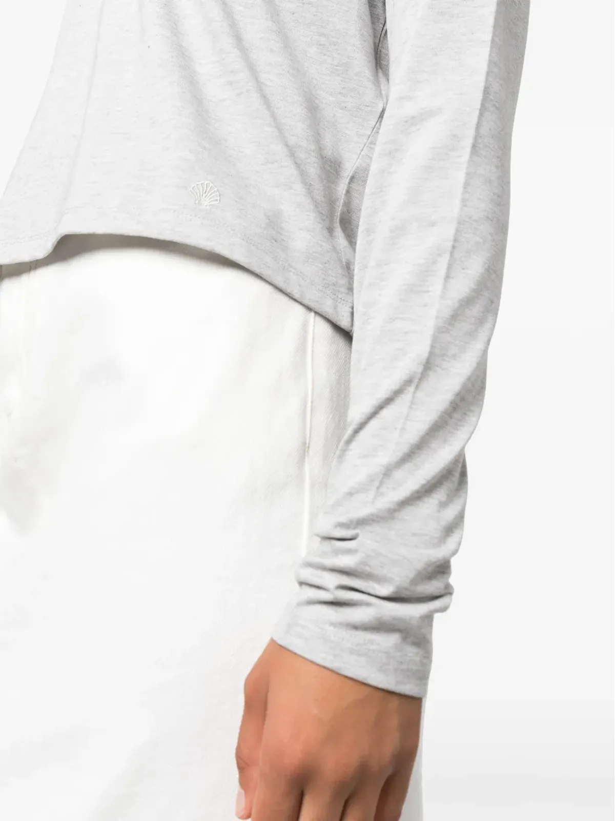 LouLou de Saison 長袖コットンTシャツ - 画像5