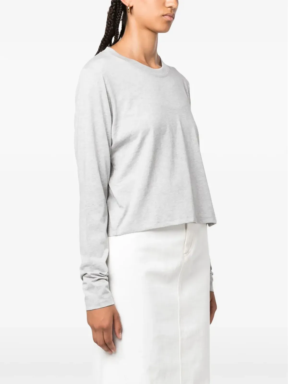 LouLou de Saison 長袖コットンTシャツ - 画像3