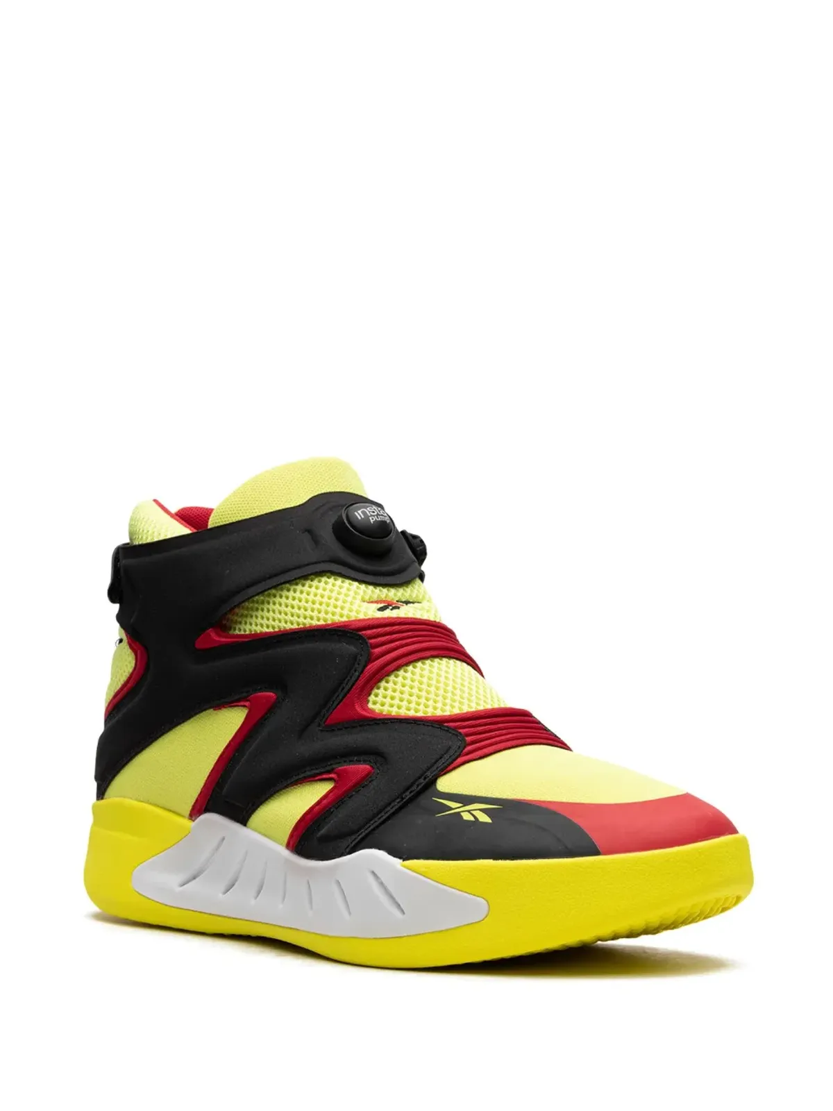 Reebok インスタポンプ フュリーゾーン アシッドイエロー スニーカー - 画像2