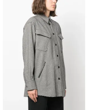Iceberg ハウンドトゥース柄シャツジャケット - サムネイル3