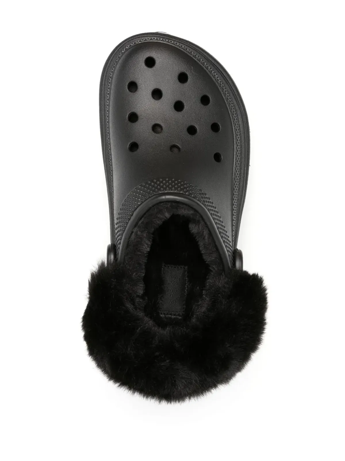 Crocs ファー付きプラットフォームクロッグ - 画像4