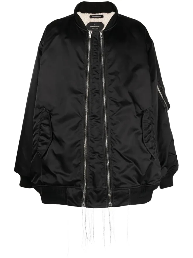 NICOLAS ANDREAS TARALIS Nicolas Andreas Taralis エクスポーズドシーム ジップアップ ボンバージャケットの商品画像