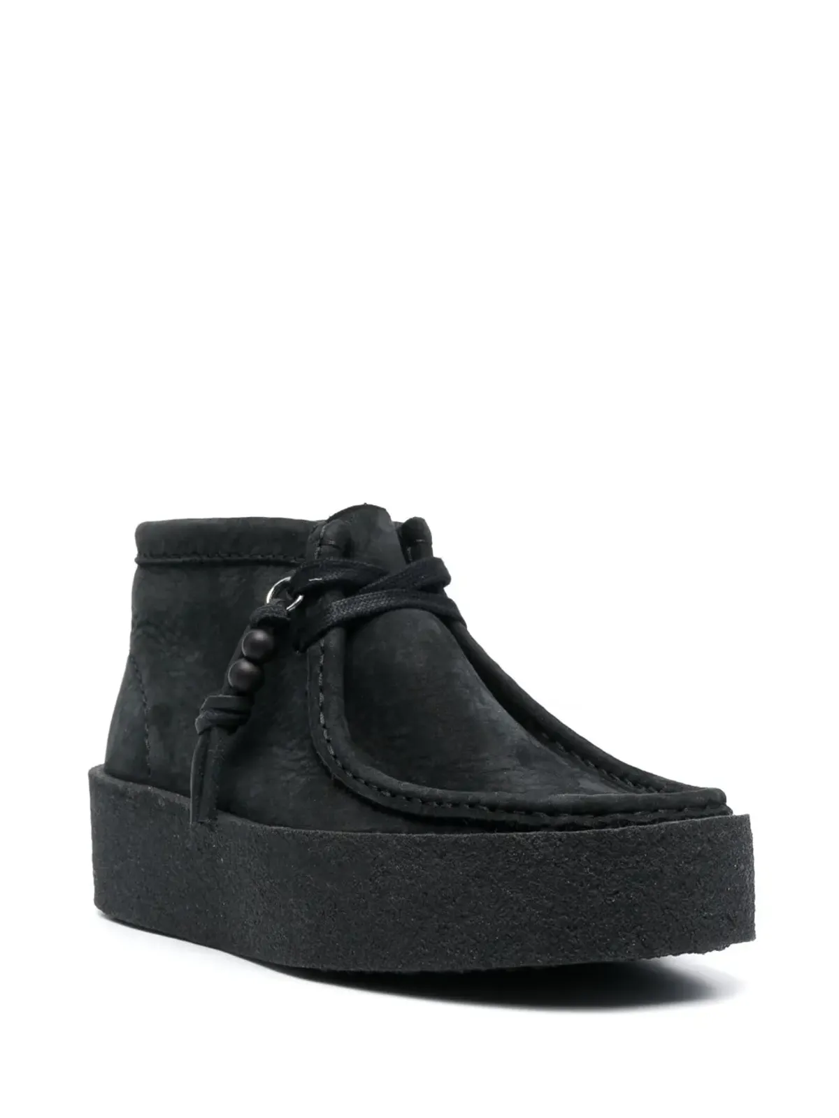 Clarks スエード レースアップ アンクルブーツ - 画像2
