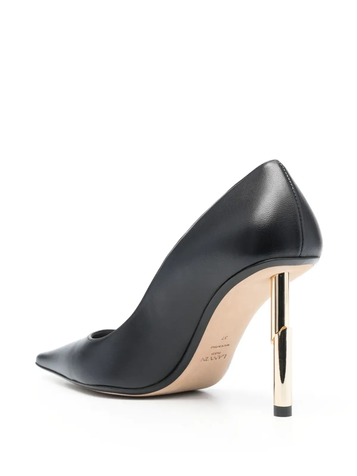 Lanvin メタリックヒール ポインテッドトゥ パンプス - 画像3