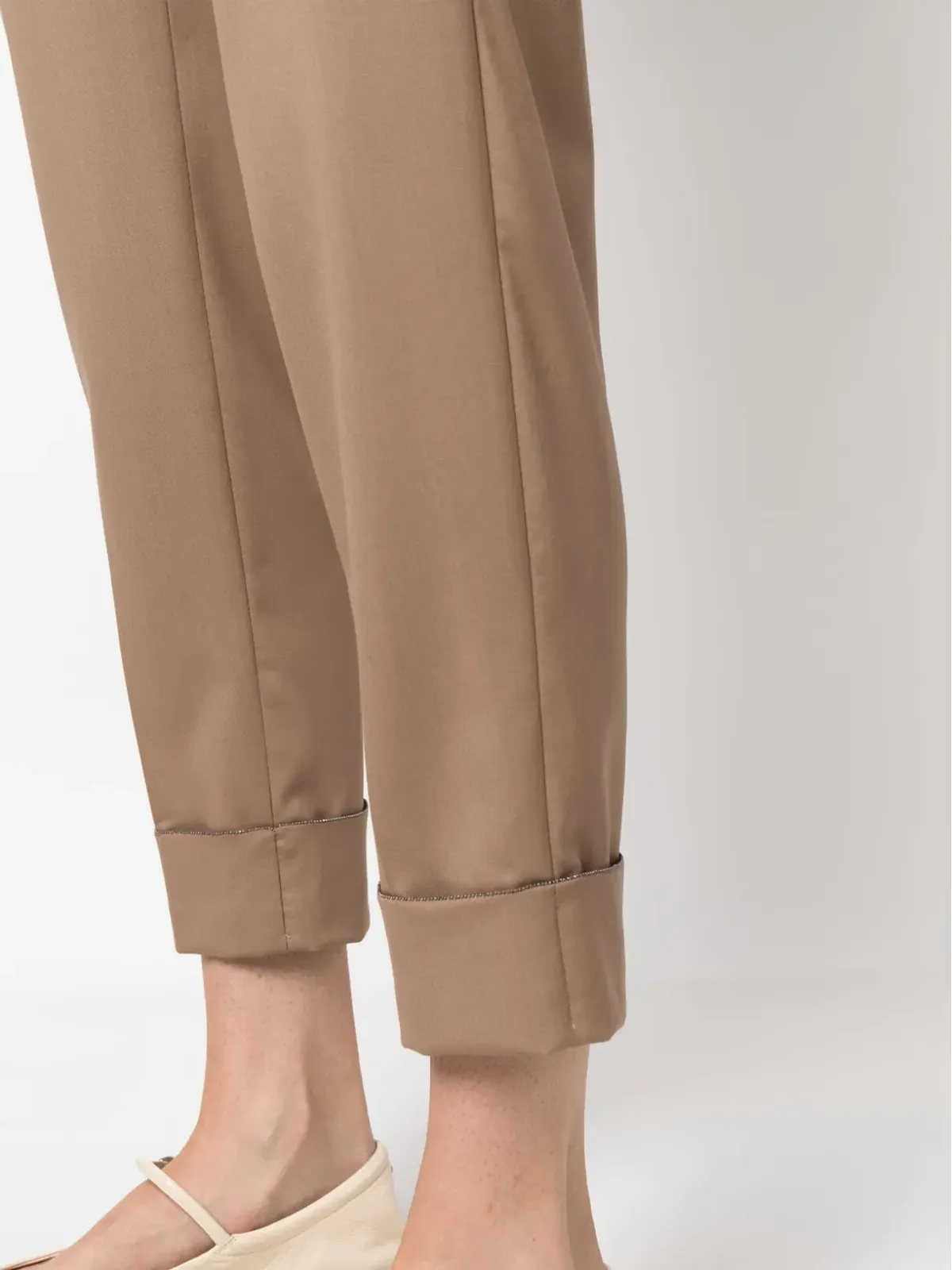 Fabiana Filippi Montefalco クロップドパンツ - 画像5