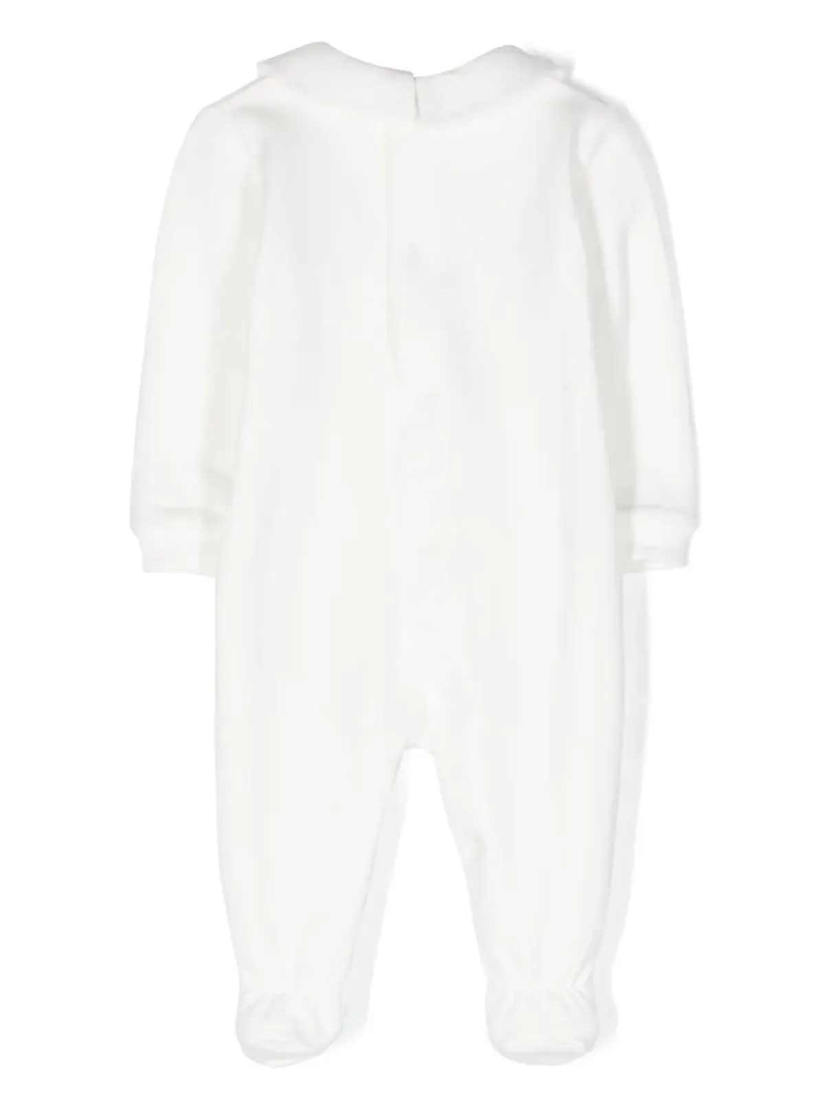 Moschino Kids テディロゴエンボス入りストレッチコットン パジャマ - 画像2