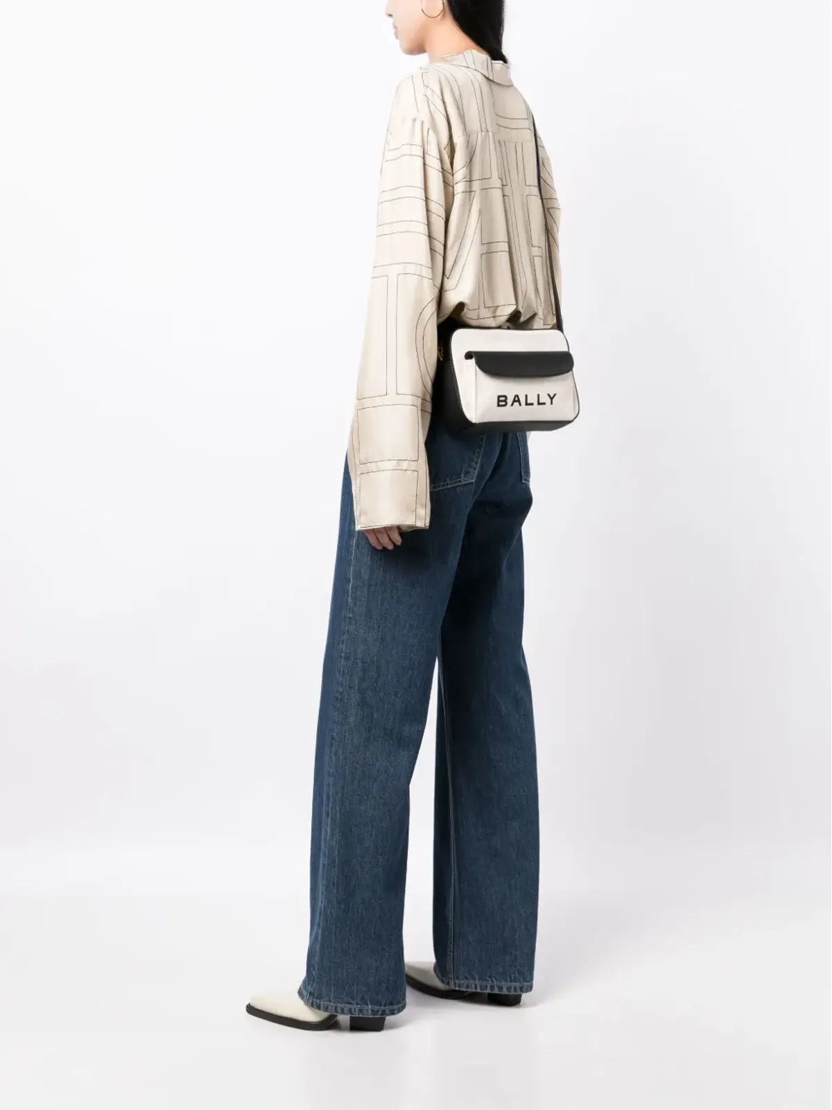 Bally Bar Daniel ロゴプリント クロスボディバッグ - 画像2