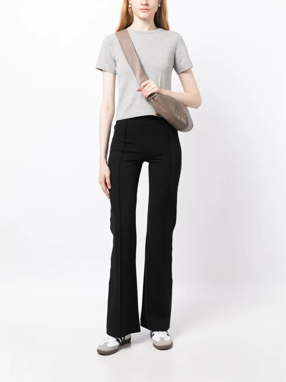 extreme cashmere クロップド半袖Tシャツ - 画像2