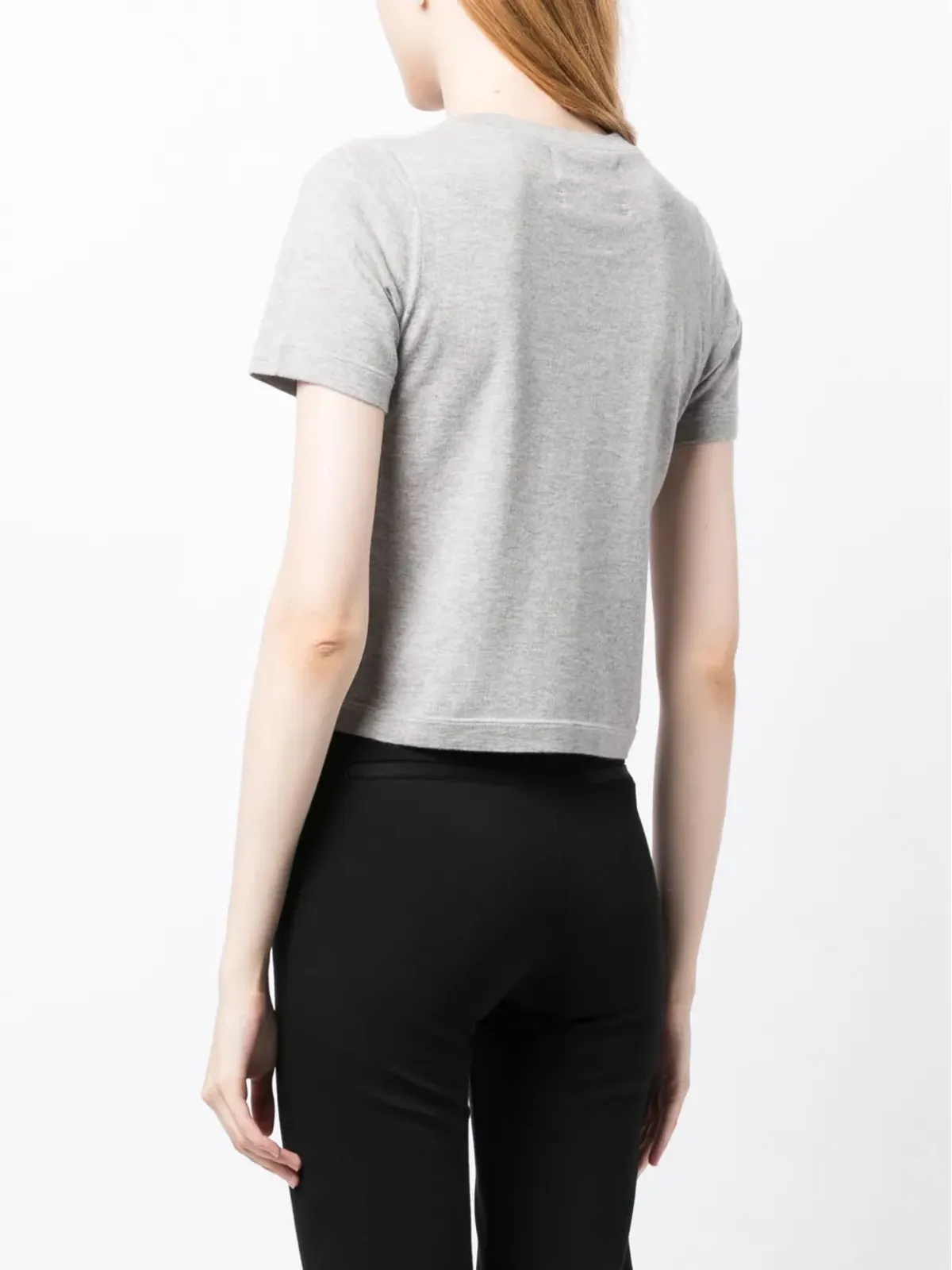 extreme cashmere クロップド半袖Tシャツ - 画像4