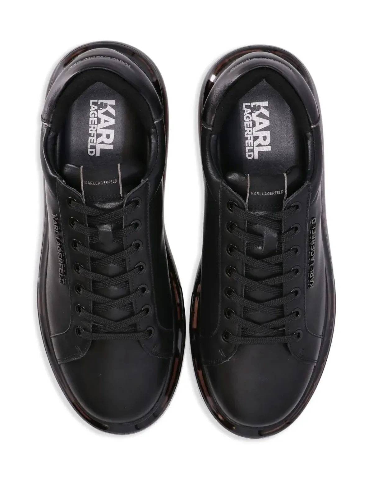 Karl Lagerfeld Kapri レザー スニーカー - 画像4