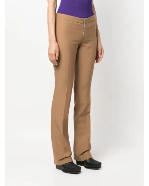 Stella McCartney ジップアップ・スリムフィットパンツ - ブラウン - サムネイル3
