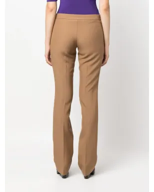 Stella McCartney ジップアップ・スリムフィットパンツ - ブラウン - サムネイル4