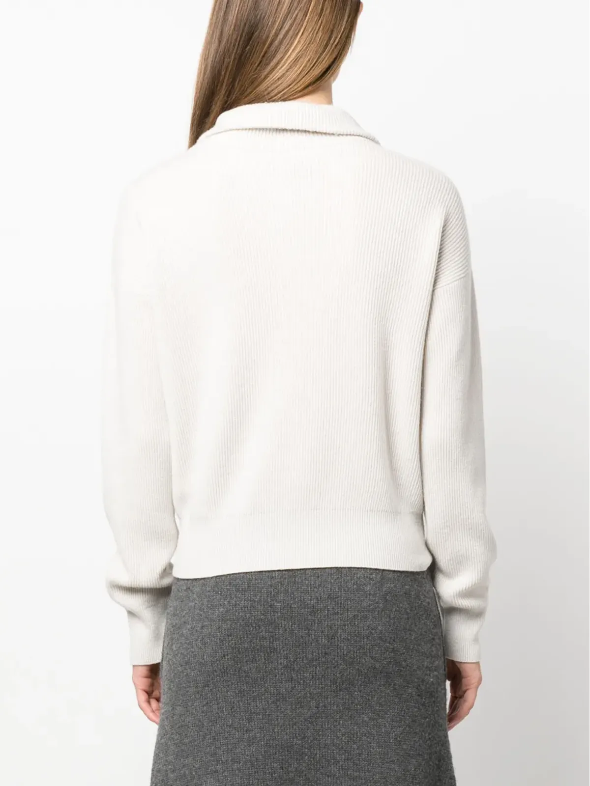 Brunello Cucinelli ハーフジップ カシミア ジャンパー - 画像4
