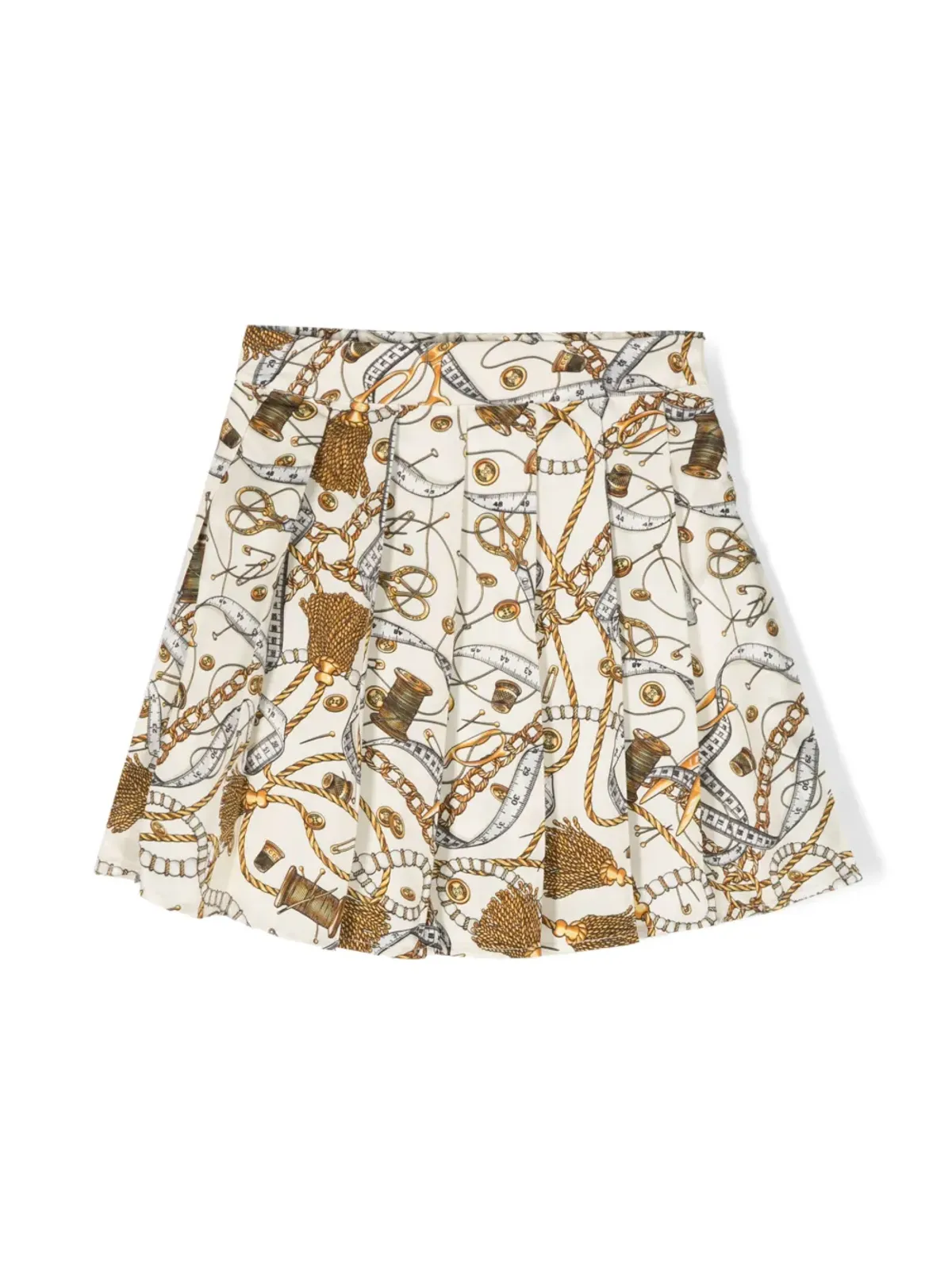 Moschino Kids グラフィックプリントプリーツスカート - 画像1